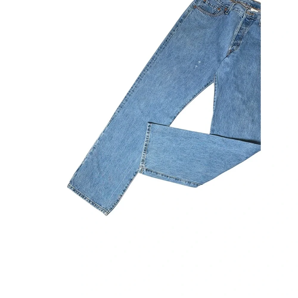 Levi's‎ 501 Original Fit Jeans Mens 36x34 Button Fly Blue Denim